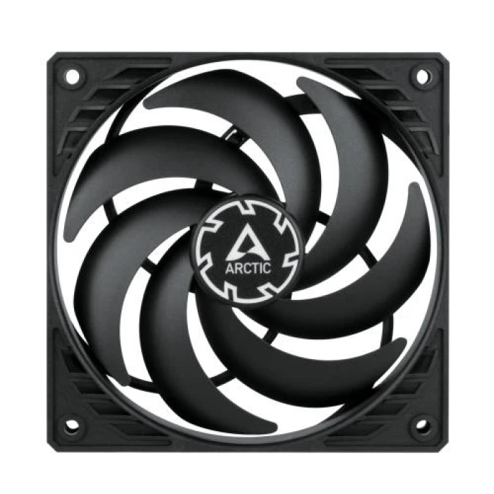 Вентилятор 120 мм, Arctic P12 Slim PWM PST, Black, 3 шт, 120х120х15 мм, 200-2100 об/хв, 4-pin (PWM, 40 см), гідравлічний підшипник (ACFAN00275A)