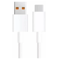 Кабель USB AM - Type-C, 1 м, White, Xiaomi, 6A, 120 Вт (BHR6032GL)