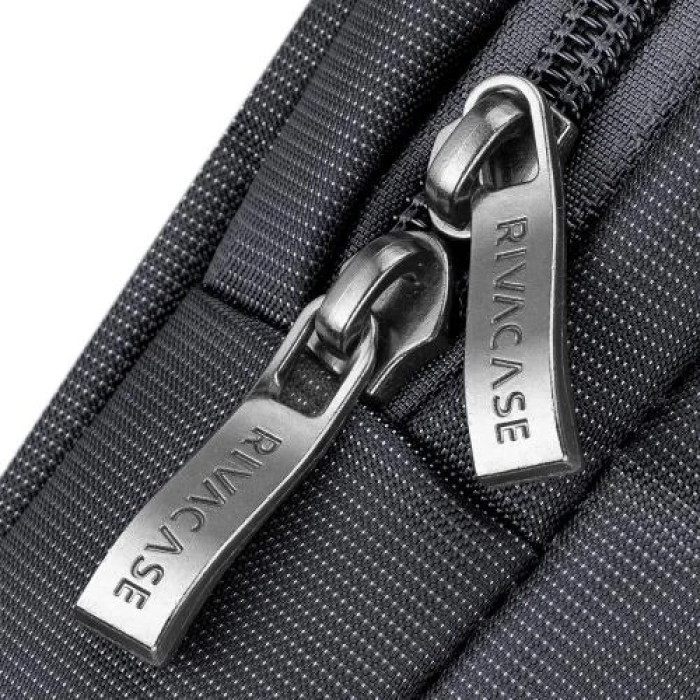 Сумка для ноутбука 13.3" RivaCase Central, Black, поліестер, 350x265x65 мм (8221)