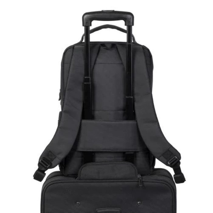 Рюкзак для ноутбука 15.6" RivaCase Central, Black, поліестер, 15 л, 310 x 420 x 135 мм (8262)