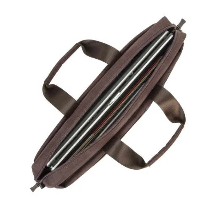 Сумка для ноутбука 15.6" RivaCase Biscayne, Brown, поліестер, 410 x 290 x 65 мм (8335)