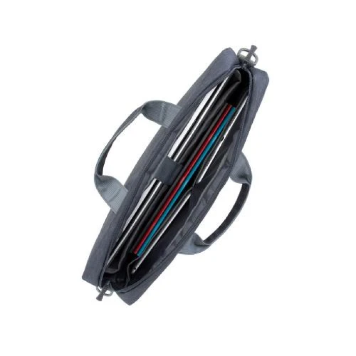 Сумка для ноутбука 15.6" RivaCase Prater, Dark Grey, поліестер, 420 x 310 x 65 мм (7532)