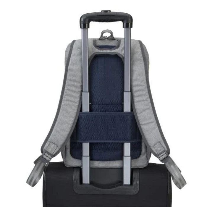 Рюкзак для ноутбука 15.6" RivaCase Suzuka, Grey, поліестер, 17 л, 290 x 430 x 145 мм (7760)