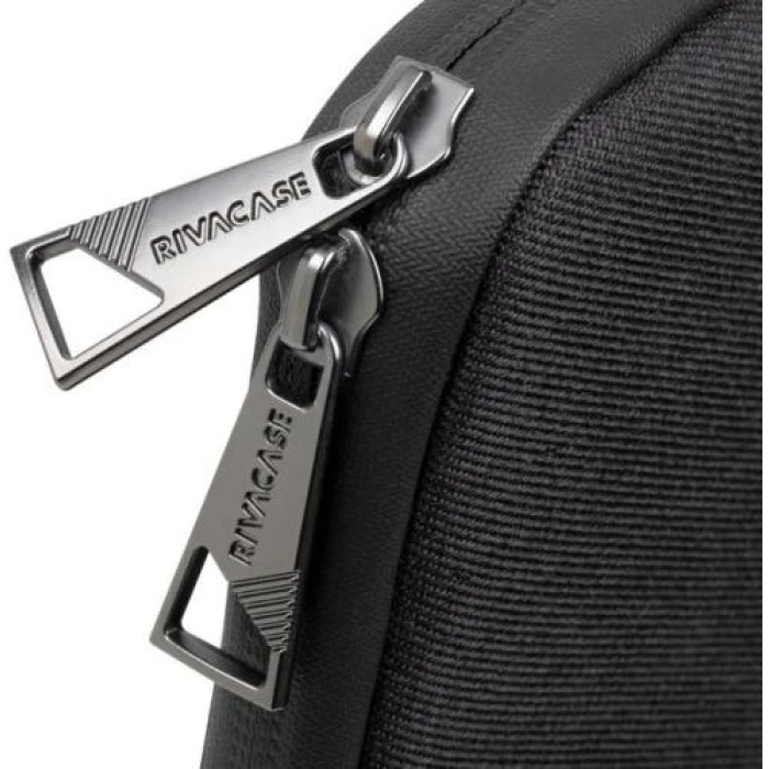 Чохол для ноутбука 15" RivaCase Clark, Black, поліестер, 375х265х22 мм (8115)