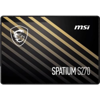 Твердотільний накопичувач SSD 240Gb, MSI Spatium S270, SATA3, 2.5", 3D TLC, 500/400 МБ/с (S78-440N070-P83)