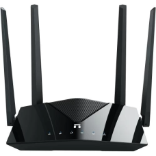 Роутер Netis NX10, Black, WiFi 6 (802.11ax), 5GHz (до 1201 Мб/с) / 2.4GHz (до 300 Мб/с), 1xGWAN, 3xGLAN, 4 зовнішні незнімні антени