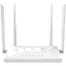 Роутер Netis NC21, White, AC1200 (2.4GHz до 300 Mbps, 5GHz до 867 Mbps), 3xLan, 4 зовнішні незнімні антени