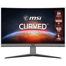 Монітор вигнутий 23.6" MSI MAG 242C, Black, VA, 1920x1080 (16:9), 1 мс, 180 Гц, 300 кд/м², 3000:1, 178°/178°, 1500R, DP/HDMI, Vesa 100x100, Adaptive Sync