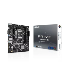 Материнська плата LGA1851, Asus PRIME H810M-K, H810, 2xDDR5, 1xPCI-E 4.0 x16, 1xPCI-E 4.0 x1, 4xSATA3, 1xM.2, Realtek 7.1, Realtek 1Gb, 4хUSB 3.2 / 6xUSB 2.0, VGA/HDMI, MicroATX