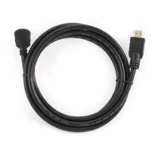 Кабель HDMI (M) - HDMI (M), 1.8 м, Black, Cablexpert, V1.4, кутовий роз'єм (CC-HDMI490-6)