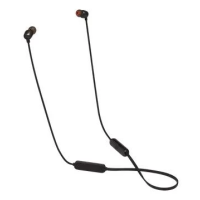 Навушники бездротові JBL Tune 125BT, Black, Bluetooth, мікрофон, акумулятор 160 mAh, технологія "Pure Bass Sound" (JBLT125BTBLK)