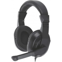 Навушники Gemix HP-210MV, Black, 2 x Mini jack (3.5мм), накладні, регулятор гучності, кабель 1.5 м