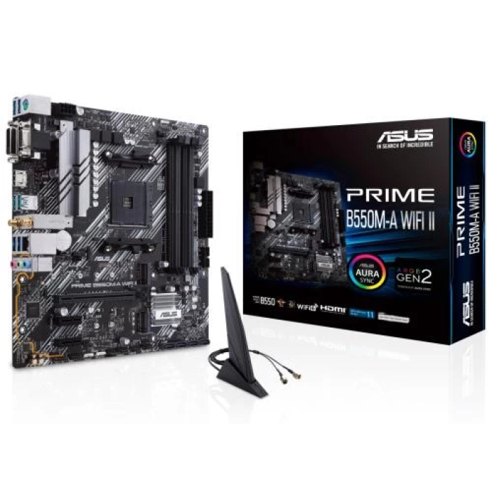 Материнська плата Asus PRIME B550M-A WIFI II для AM4