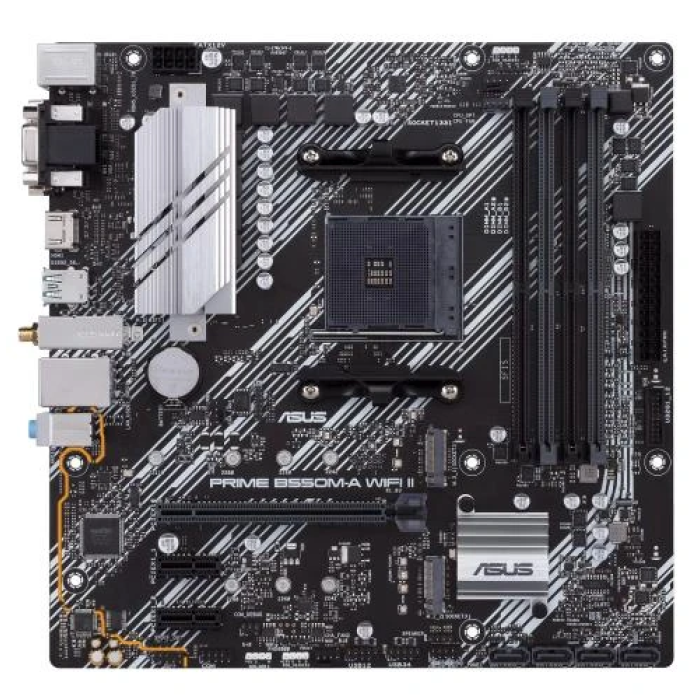 Материнська плата Asus PRIME B550M-A WIFI II для AM4