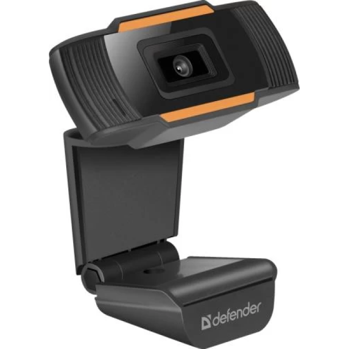 Веб-камера Defender G-Lens 2579, Black, 1280x720 / 30 fps, мікрофон, кут огляду 48°, універсальне кріплення, USB, 1.2 м (63179)