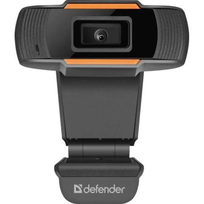 Веб-камера Defender G-Lens 2579, Black, 1280x720 / 30 fps, мікрофон, кут огляду 48°, універсальне кріплення, USB, 1.2 м (63179)