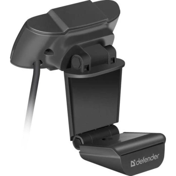 Веб-камера Defender G-Lens 2579, Black, 1280x720 / 30 fps, мікрофон, кут огляду 48°, універсальне кріплення, USB, 1.2 м (63179)