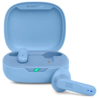 Навушники JBL Wave Flex, Blue, Bluetooth, мікрофон, чохол з функцією зарядки (JBLWFLEXBLU)