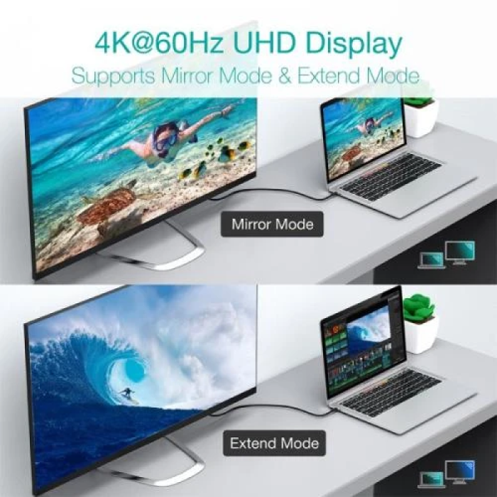 Кабель Type-C - Type-C, 2 м, Black, Choetech, 100 Вт, 5A, Thunderbolt 3 (XCC-1007-V2-BK)