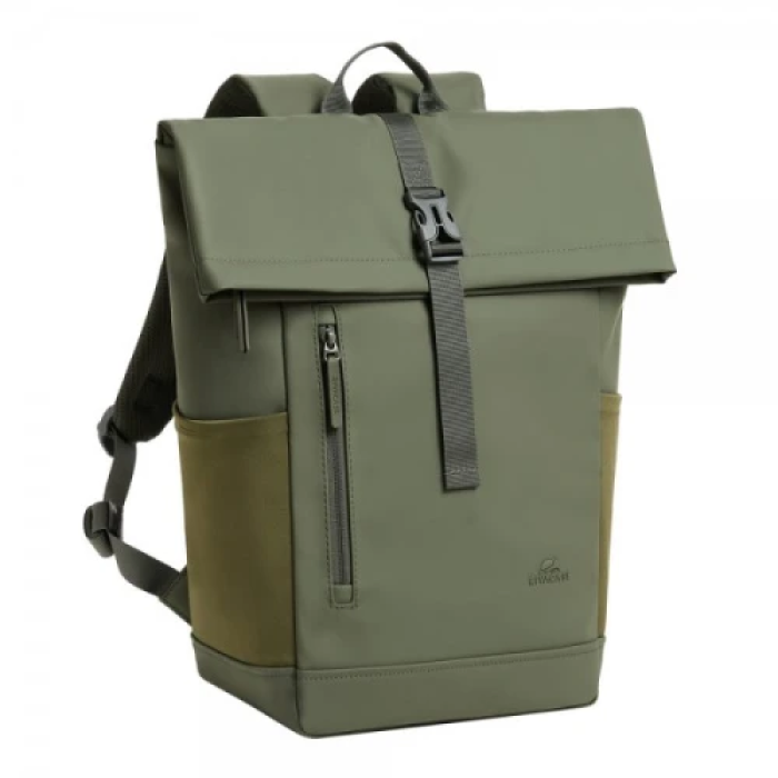 Рюкзак для ноутбука 14" RivaCase Eden, Olive Green, поліестер, 17 л, 430 x 250 x 160 мм (7826)