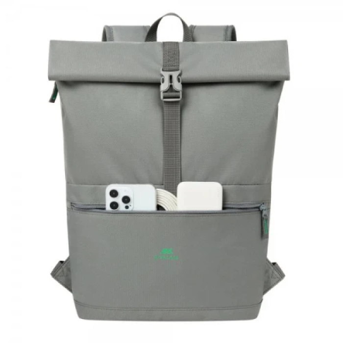 Рюкзак для ноутбука 15.6" RivaCase Gremio, Grey, поліестер, 15 л, 430 x 280 x 135 мм (5567)