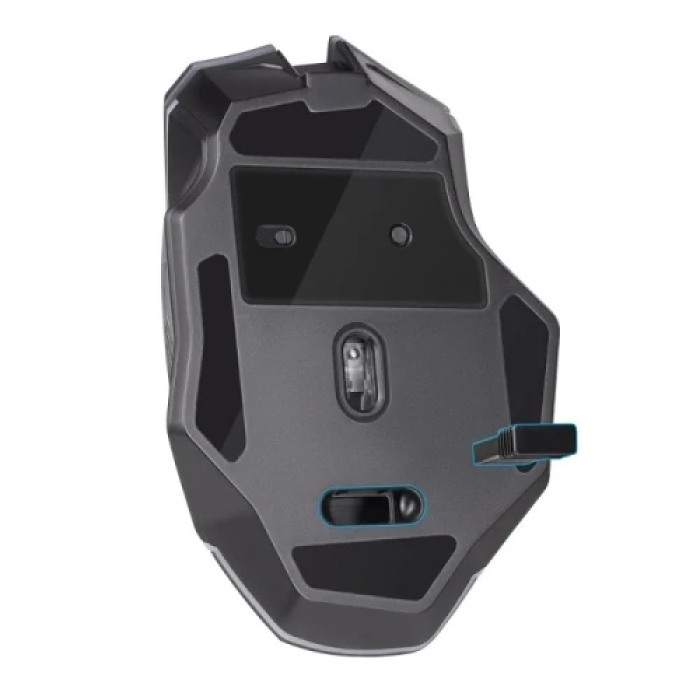 Миша бездротова Defender Uran GM-503, Black, USB 2.4GHz, оптична, 1200 - 3200 dpi, 10G, 40 IPS, LED підсвічування, 5 програмованих кнопок, акумулятор (52503)