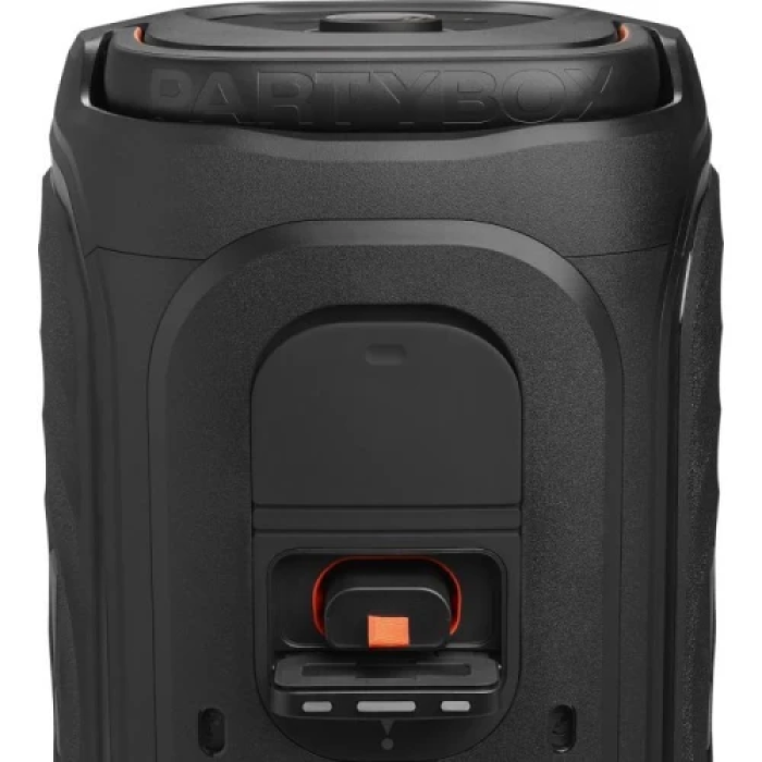 Колонка портативна 2.0 JBL PartyBox 130, Black, 200 Вт, Bluetooth, USB, AUX, Optical, RGB підсвічування, полікарбонат/метал, керування зверху, IPX4, час роботи до 15 год (JBLPB130BLKEP)