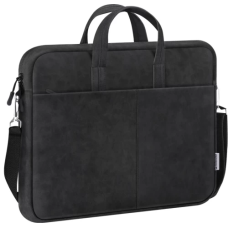 Сумка для ноутбука 15.6" Defender Solid, Black, екошкіра, 410х310х40 мм (26091)