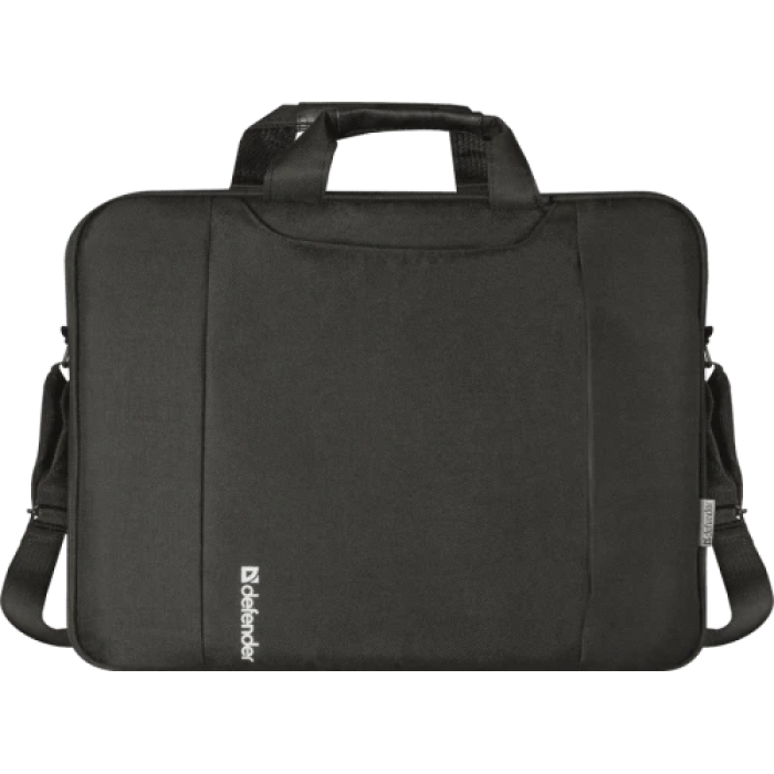 Сумка для ноутбука 16" Defender Geek, Black, поліестер, 390 х 310 х 55 мм (26084)