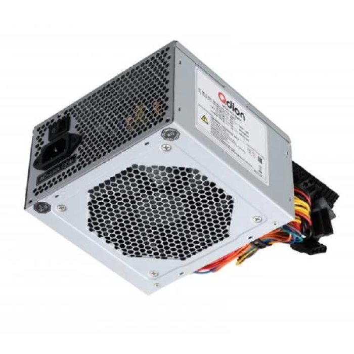 Блок живлення 400 Вт, Qdion QD400, 12 см, 3xMolex / 2xSATA / 1x20+4-pin / 1x4-pin, ATX 2.3