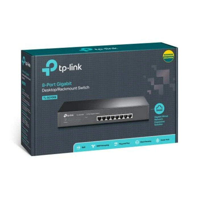 Комутатор TP-Link TL-SG1008 на 8 гігабітних портів