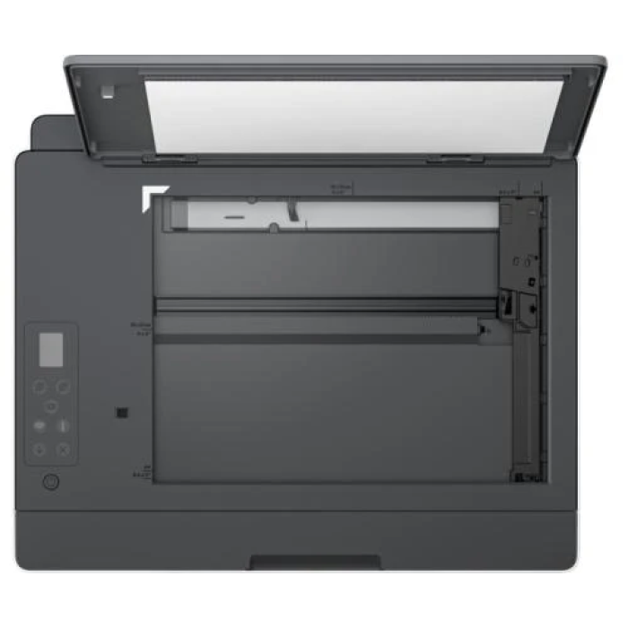 БФП струменевий кольоровий A4 HP Smart Tank 580, Grey, WiFi / Bluetooth, 1200x4800 dpi, до 22/16 стр/хв, дворядковий LCD-екран, USB, вбудоване СБПЧ, чорнило HP GT52 / GT53 (1F3Y2A)