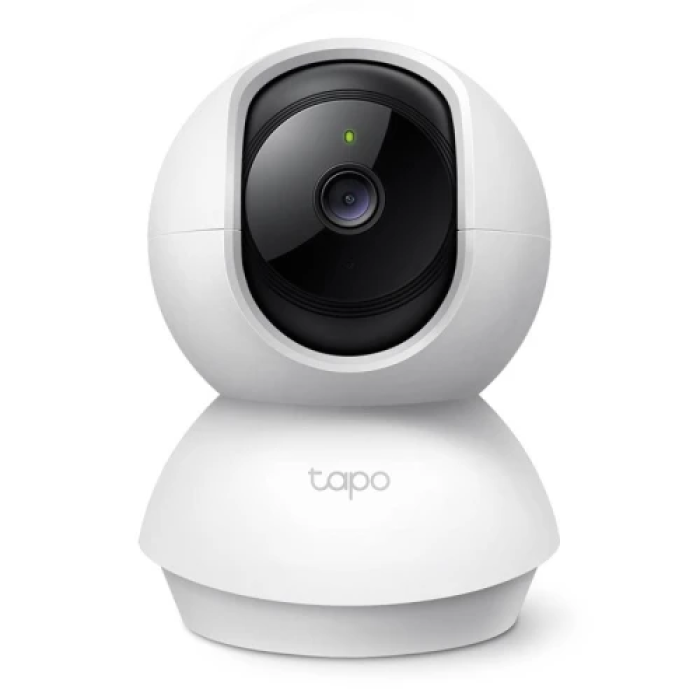 IP камера TP-Link Tapo C200C, White, 2 Мп (1920x1080), 1/2.8" CMOS, f/2.0, f=4 мм, Wi-Fi (2.4 GHz), H.264, день/ніч, мікрофон/динамік, зум 9х, ІЧ-підсвічування до 12 м, microSD (до 512 ГБ)