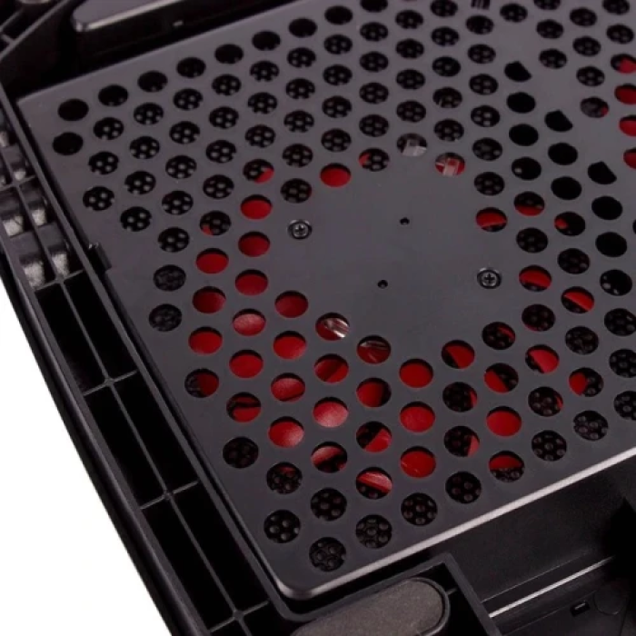 Підставка для ноутбука до 17" ColorWay Game Pro H1, Black, 3x8 см вентилятори, регулювання нахилу, червоне LED підсвічування, 2xUSB, 502х422х40 мм, 850 г (CW-CGPH1)