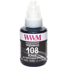 Чорнило WWM Epson 108, Black, L8050/L18050, 140 мл, водорозчинне (E108B)