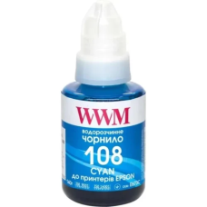 Чорнило WWM Epson 108, Cyan, L8050/L18050, 140 мл, водорозчинне (E108C)