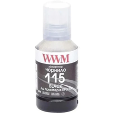 Чорнило WWM Epson 115, Black, L8160/L8180, 140 мл, пігментне (E115BP-WWM)