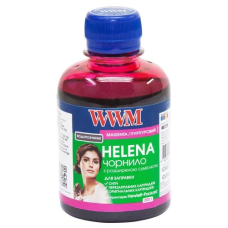 Чорнило WWM HP Universal HELENA, 22/28/56/110/121/122/134/135/136/141/901, Magenta, 200 мл, водорозчинне (HU/M)