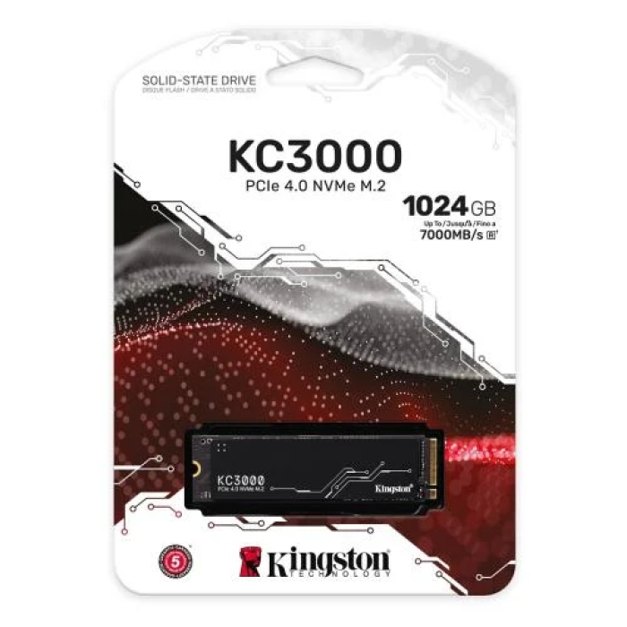 SSD Kingston KC3000 на 1 ТБ із PCIe 4.0 x4