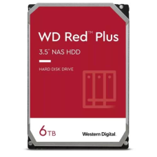 Жорсткий диск 3.5" 6Tb Western Digital Red Plus, SATA3, 256 Мб, 5400 об/хв (WD60EFPX)