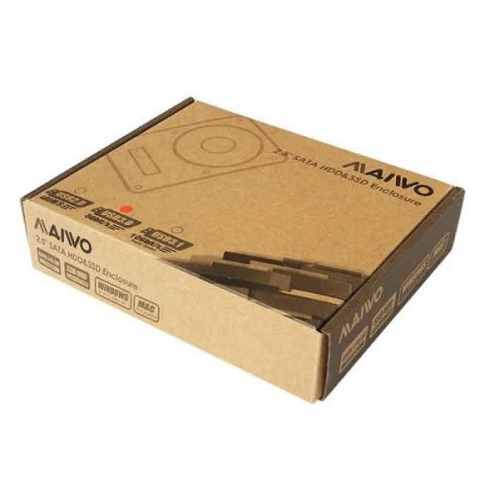 Зовнішня кишеня Maiwo K2568G2 для SSD і HDD 2,5"