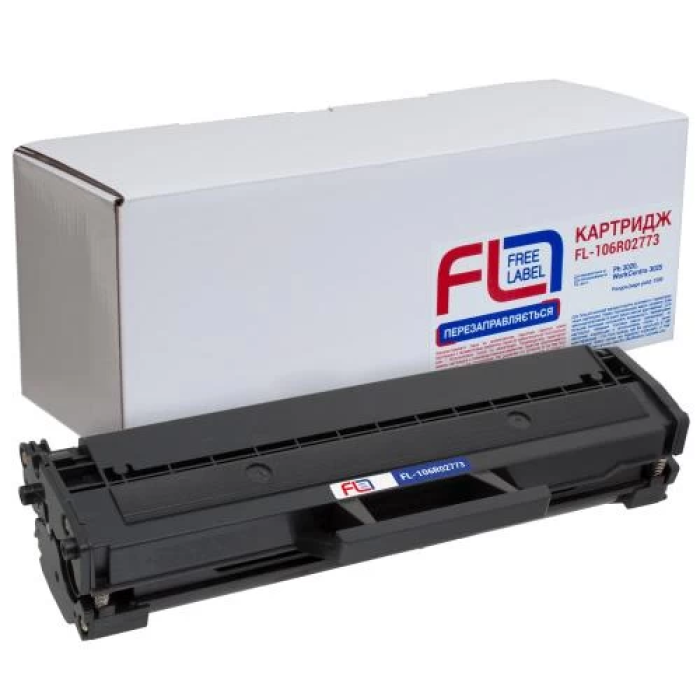 Чорний картридж Free Label Xerox 106R02773 на 1500 сторінок