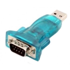 Адаптер USB Dynamode, Black, USB 2.0 - RS-232 (COM), чіпсет CH340 (USB-SERIAL-2)