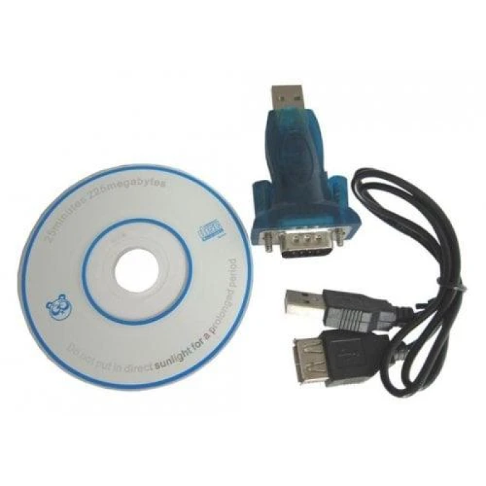 Адаптер USB Dynamode, Black, USB 2.0 - RS-232 (COM), чіпсет CH340 (USB-SERIAL-2)