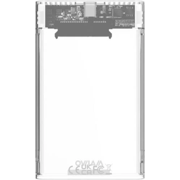 Кишеня зовнішня Maiwo, Transparent, 2.5", Type-C 3.1 Gen1, 1xSATA (K2510)