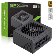 Блок живлення 850 Вт, GameMax GS-850G, Black, SFX, модульний, 80+ Gold, Active PFC, 9.2 см, 3xMolex / 6xSATA / 1x16-pin / 4x2+6-pin / 2x4+4-pin / 1x20+4-pin, захист OVP / UVP / OCP / OTP / OPP / SCP