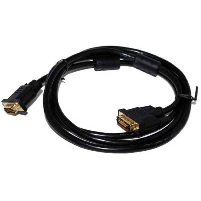 Кабель DVI-I—VGA Atcom 16143, 1,8 м, чорний