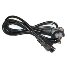 Кабель живлення від мережі PC-186, Black, 1.8 м, Atcom, CEE 7/7 - IEC C5, 3x0.75 мм² (10119)