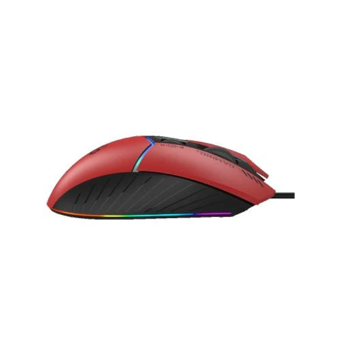 Миша Bloody W95 Max, Sports Red, USB, оптична (сенсор MAX BC3332-A), 100 - 12 000 cpi, 10 кнопок (8 програмованих), вбудована пам'ять, RGB підсвічування, перемикачі більше 50 млн. натискань, ніжки X'Glide, 1.8 м