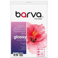 Фотопапір Barva, глянсовий, двосторонній, A4, 230 г/м², 100 арк, серія "Everyday" (IP-GE230-149)